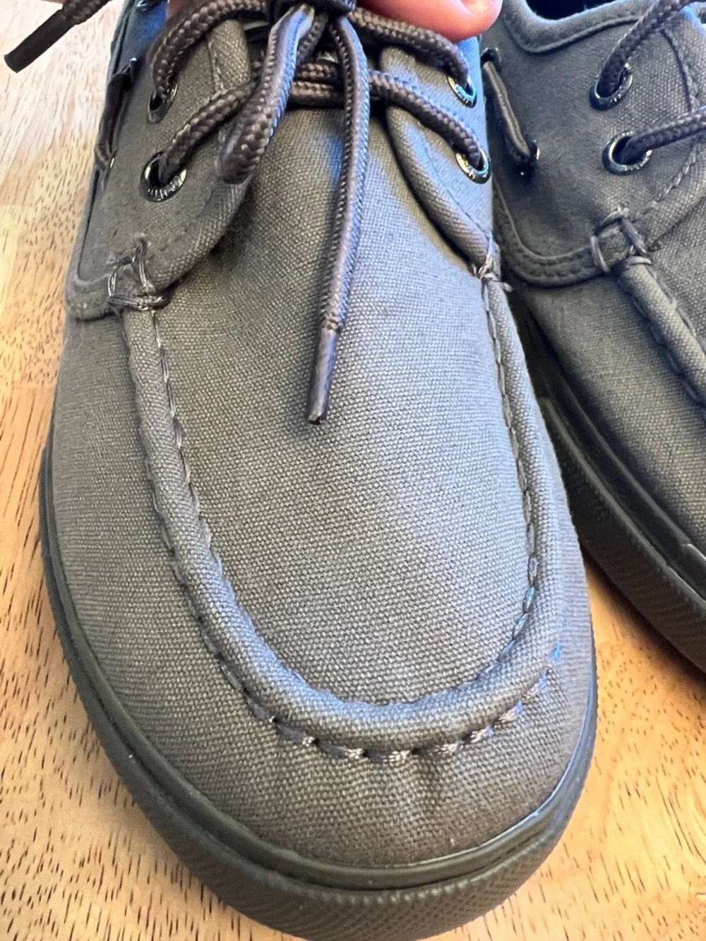 Nautica Spinnaker Youth Gray Boat Shoes US size 5 or EU 37 - Picture 13 of 14